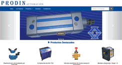 Desktop Screenshot of prodinautomacion.com.ar